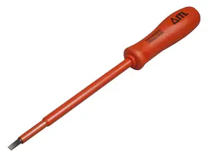 Premium Insulated Slim Slotted Screwdriver 150 x 8mm for Safe Live Line Applications