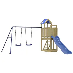 Berkfield Outdoor Playset Impregnated Wood Pine