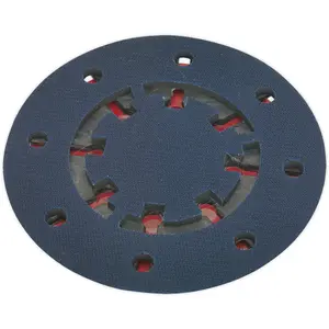 150mm Universal DA Backing Pad with Hook and Loop - 5/16 Inch UNF Thread for Dust-Free Sanding