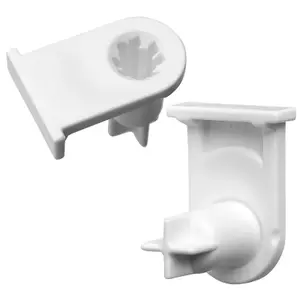 SPARES2GO Door Hinge Support Socket for Bosch fits Neff Fridge Freezer (Pack of 2, White)