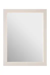 Interiors by Premier Mirrored Wall Cabinet, Mirrored Bathroom Cabinet With 2 Inner Shelves, Modern White Bathroom Cabinet