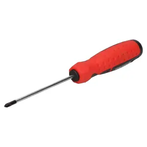 PZ0 x 75mm Pozi Electrical Screwdriver with Magnetic Tip and Rubber Handle