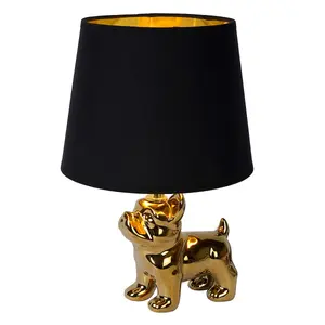 Lucide Extravaganza Sir Winston Retro Table Lamp - 1xE14 - Gold