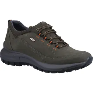 Cotswold Dumbleton khaki memory foam waterproof lace up walking hiking shoes