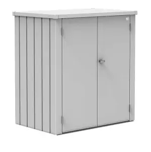 Biohort High Quality 4ft x 3ft Romeo Garden Patio Locker - Metallic Silver