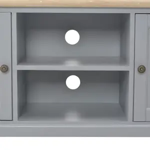 Berkfield TV Cabinet Grey 120x30x40 cm Wood