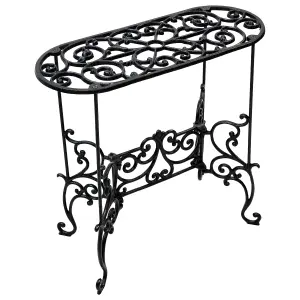 Woodside XL Heavy Duty Cast Iron Potted Plant Stand