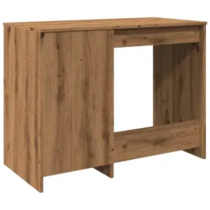 Berkfield Desk Artisan Oak 100x50x76 cm Engineered Wood