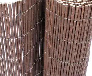 Garden Willow Cane Screening Screen Roll 1.2m x 4m Long Panel Outdoor Fence