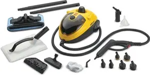 WAGNER Power Steamer 915 E, Multifunctional Steam Cleaner With 18 Accessories, Pressure 3.5 Bar, Steaming Time Approx. 40Min, 1.2L Tank, 2,4 m Hose