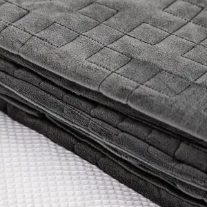 Minky Luxury Weighted Blanket, Double, Grey