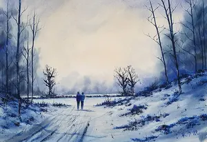 Cold Evening 27.9 x 38.1 x 0 cm (11 x 15 x 0 inches)