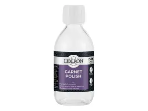 Liberon Garnet Polish 250ml for Antique Restoration and Dark Wood Finishing