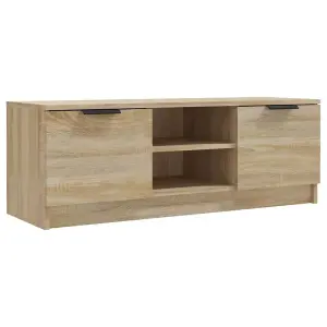 vidaXL TV Cabinet Sonoma Oak 102x35x36.5 cm Engineered Wood