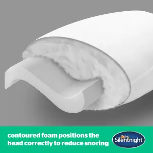 Silentnight Anti-Snore Pillow - 2 Pack