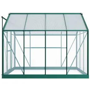 BillyOh Rosette Hobby Aluminium Polycarbonate Greenhouse - 6x8 Green