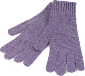 100% Cashmere Plain Ladies Glove Heather One Size