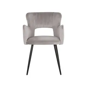 Kirssy Upholstered Dining Chair Grey