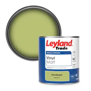 Leyland Trade Vinyl Matt Walls & Ceilings Emulsion Paint Floral Bouquet (PPG1117-4) 1L