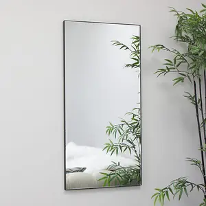 Melody Maison Black Wall Mirror 100cm x 50cm