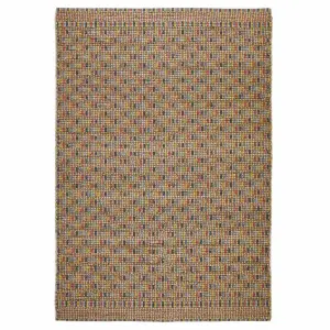 Melrose Lagos Multicoloured Comfortable Low Pile Medium Area Rug 120/170cm