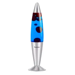 Innoteck 16" Soothing Motion Lava Lamp - Red Lava, Blue Liquid.