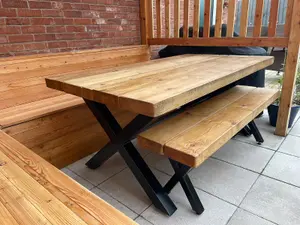 Chunky & Sturdy Outdoor Seating Bench