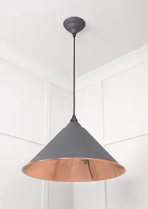 Smooth Copper Hockley Pendant in Bluff