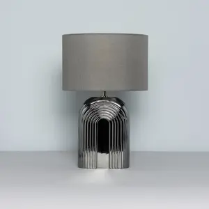 Inlight Rigo Polished Gloss Chrome Table lamp