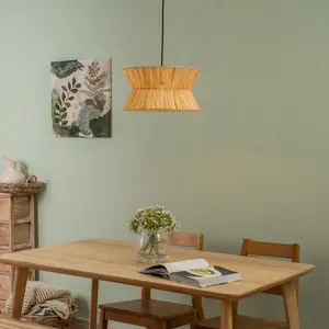 ValueLights Maddie Handmade Natural Paper Rope Easy Fit Ceiling Light Shade - Bulb Included