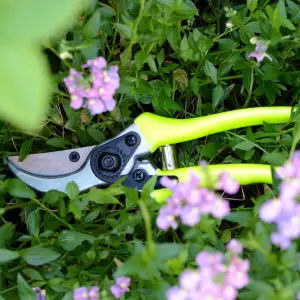 Burgon & Ball Flora brite Yellow Bypass Secateurs