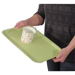 Lightweight Non Slip Lap Tray - Resin Coated Wooden Food Tray - Easy to Clean