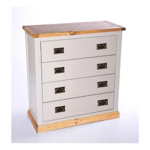 Bomporto 4 Drawer Chest of Drawers Bras Drop Handle