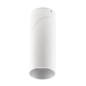 CGC ARIES White Adjustable Surface Mount Cylinder GU10 Ceiling Wall Spotlight