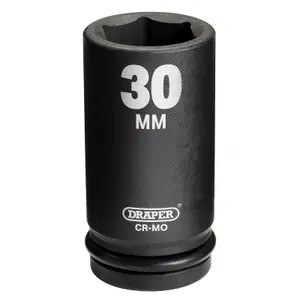 Draper Expert 30mm 3/4" Square Drive Hi-Torq&No.174, 6 Point Deep Impact Socket