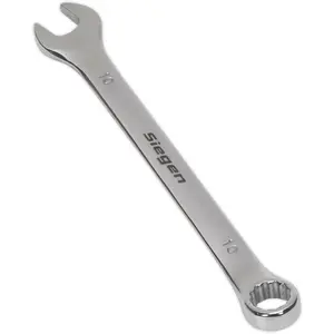 High-Quality 10mm Hardened Steel Combination Spanner with Polished Chrome Finish