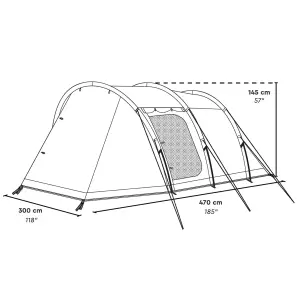 Tambu Durdanta 4 Person Trekking Tunnel Tent Comfort