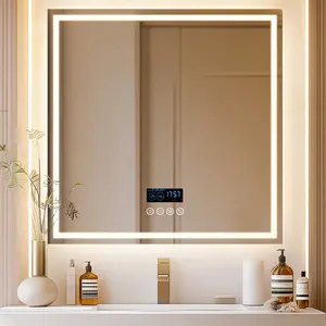 Courtny Blutooth LED Mirror 31.50" x 31.50"