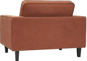 DUSK Soho Loveseat - Burnt Orange - Matte Velvet