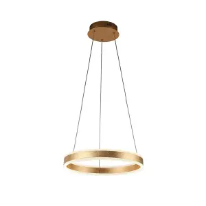 Luminosa Helia Integrated LED Ceiling Pendant Gold