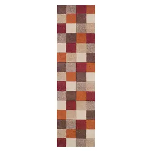 Chequered Geometric Modern Rug for Living Room, Bedroom and Dining Room-160cm X 230cm