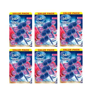 Bloo Colour Active Flower Rim Block Flowers Triple  150 g - Pack of 6