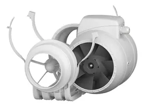 Typhoon 125mm Mixed Flow Inline Extractor Fan Double Speed