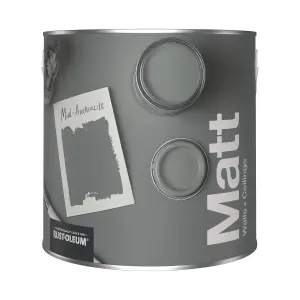 Rust-Oleum Washable Matt Wall Paint - Mid-Anthracite 2.5L