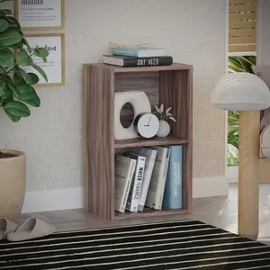 Gerardi Standard Bookcase Walnut / 54 cm H x 32 cm W