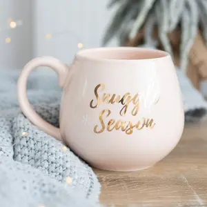 Something Different Ceramic Christmas Mug Pink (One Size)