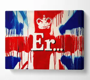 Er Flag Canvas Print Wall Art - Medium 20 x 32 Inches