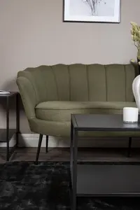 Calais Sofa 3,seater , Dusty Green Fabric