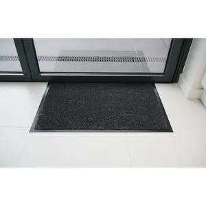 Aarianna Dirt Barrier Door Mat Silver Grey / Rectangle 50 x 80cm