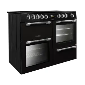 Leisure CK100C210K Freestanding Electric Range cooker with Electric Hob - Black